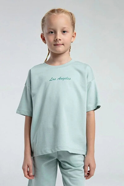 Rolypoly Girl's Bermuda Set - Water Green