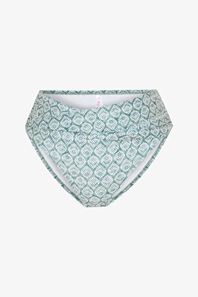 Penti Spring Green High Waist Twist Bikini Bottom