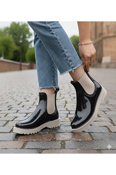 Northoflondon Kadın Lastikli  Yagmur Botu
