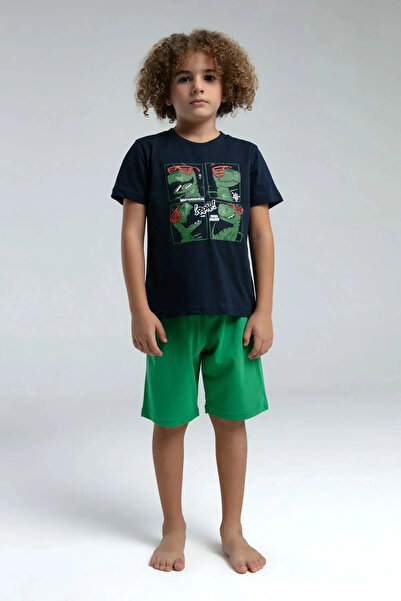 Rolypoly BOY'S BERMUDA SUIT - NAVY BLUE