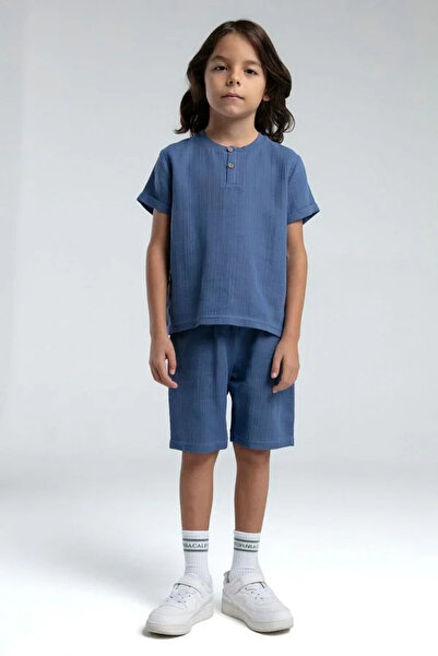 Rolypoly Boy's bermyuda set - ocean