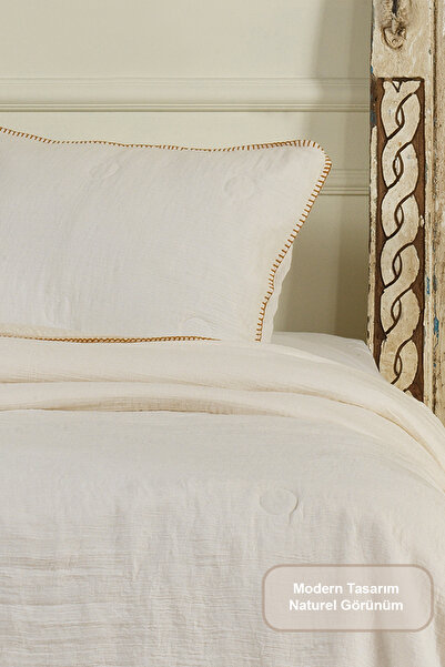 Elart Palermo Comfort Uyku Seti Tek Kişilik 2 Parça (160x220 cm) Krem