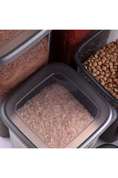 Ginza Maison 12 Food Containers (1750 ml) for Fridge, Freezer, Microwave, +25 labels, Anthracite