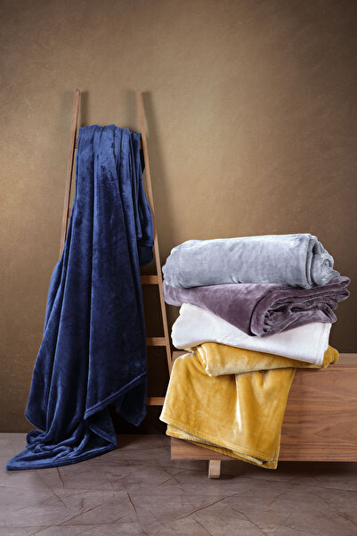Elart Calinda Blanket Double (200X220 cm) Mustard