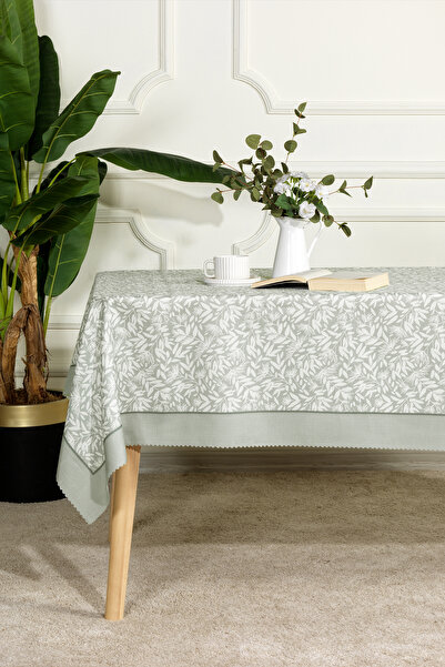 Elart Siena Tablecloth Digital Printed (160X220 cm) Green