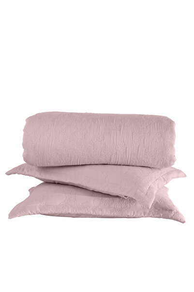 Elart Nice Yatak Örtüsü Tek Kişilik 2 Parça (180x240 cm) Gülkurusu