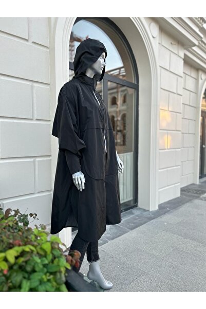 SARE ERKMEN Büyük beden trençkot yağmurluk