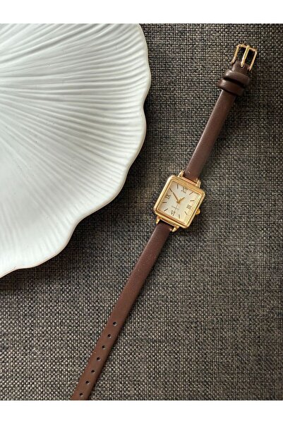 QUARTZ Rubsey Vintage Women Wristwatch Retro Minimal Leather Dordon 1 Pcs