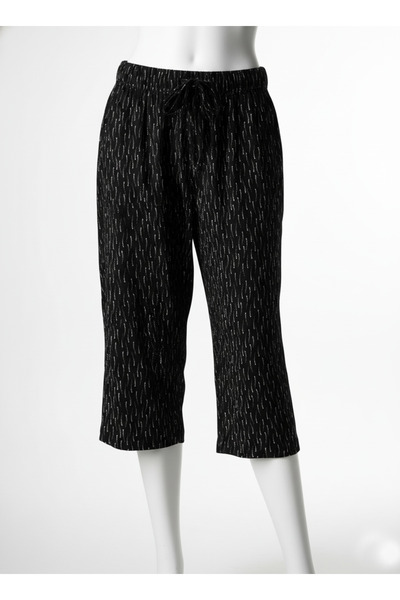 Altınay Luxury Pocketed Viscose Women's Capri & Bermuda K1