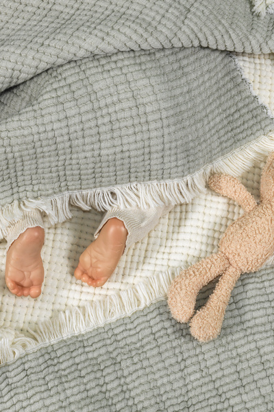 Elart Rubby Muslin Blanket Baby (100X120 cm) Green