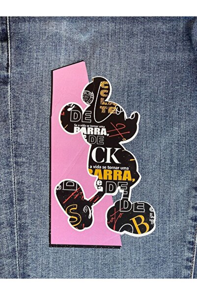 Gönülden Tasarım 2 BUC 19X9 CM 10X5 CM FERĂȚI STICKING TRANSFER PRINT MOUSE A...