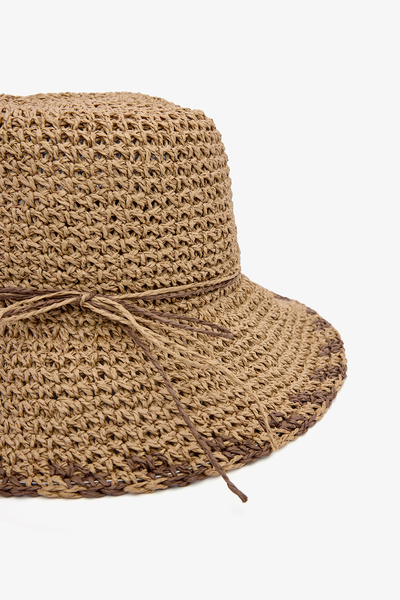 Penti Carmen Naturel Hasır Şapka