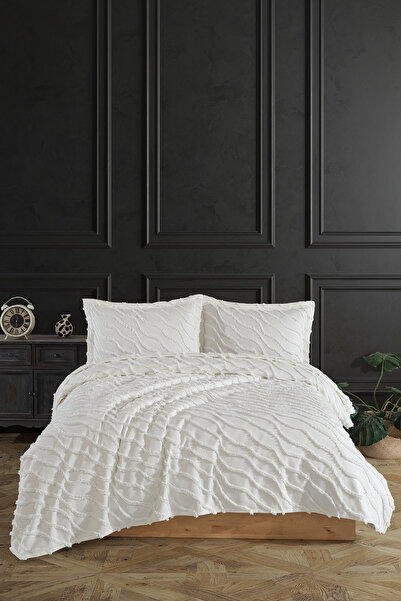 Elart Verona Yatak Örtüsü Tek Kişilik (180x240 cm) Krem