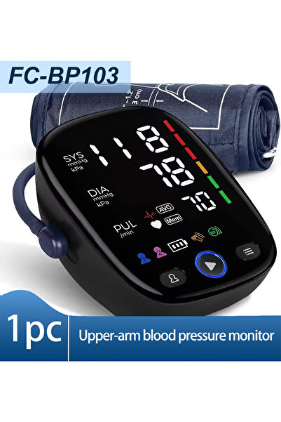 Choice جهاز قياس ضغط الدم الأوتوماتيكي من Kingclinic - شاشة LED للاستخدام المنزلي