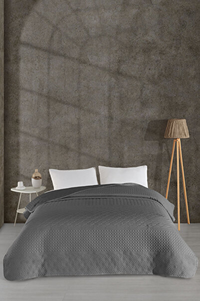 Elart Кувертюра за легло Doremi за двоен диван (200x220 см) Антрацит