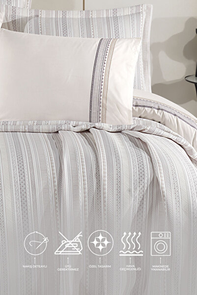 Elart М'який сучасний весільний комплект 7 предметів (240x250 см) Сірий