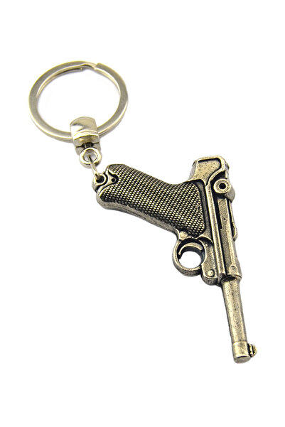 anahtarlıksepeti LGR-P8 Tabanca Silah Anahtarlık - Nikel Oksit