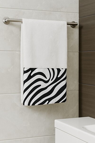 Çeyiz Bahçesi Prosop din catifea cremă zebră