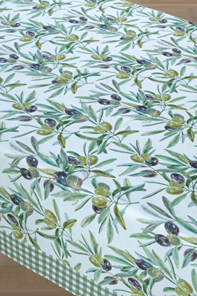 Elart Olive Tablecloth Printed (160X220 cm)