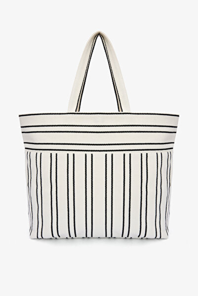 Penti Big Stripe Ecru Bag