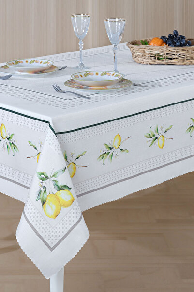 Elart Lemon Tablecloth Printed (160X220 cm)