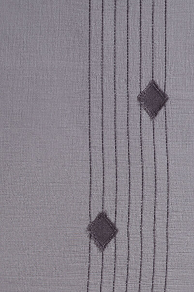 Elart Alva Duvet Cover Set Double Size 4 Pieces Gray