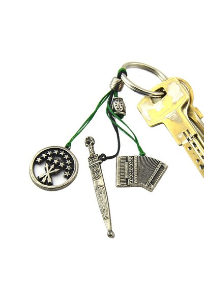 anahtarlıksepeti Cluster Keychain - Adige Flag Accordion Wedge