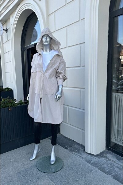 SARE ERKMEN Hijab Trench Coat Raincoat