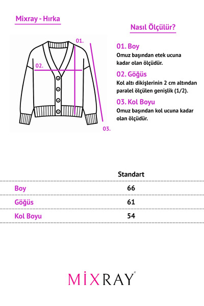 Mixray 6966 Women's V-Neck Tie-Up Knit Cardigan Beige