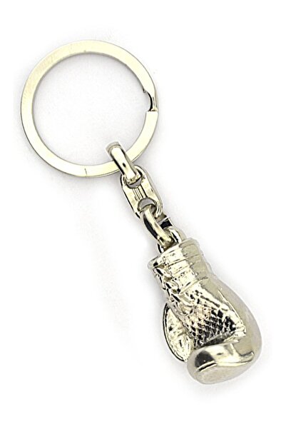 anahtarlıksepeti Boks Eldiveni Anahtarlık Nikel