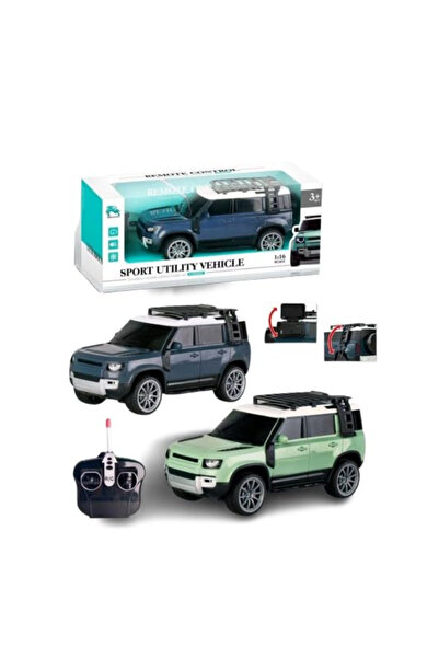 DAT Remote Control SUV Toy - Land Rover Defender Style 2.4GHz RC Off-Road Veh...