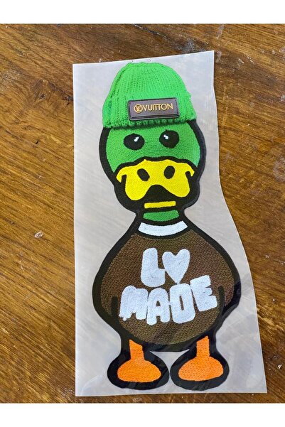 Gönülden Tasarım 21x9 Cm Tricou cu imprimeu de rață cu litere care se lipesc ...