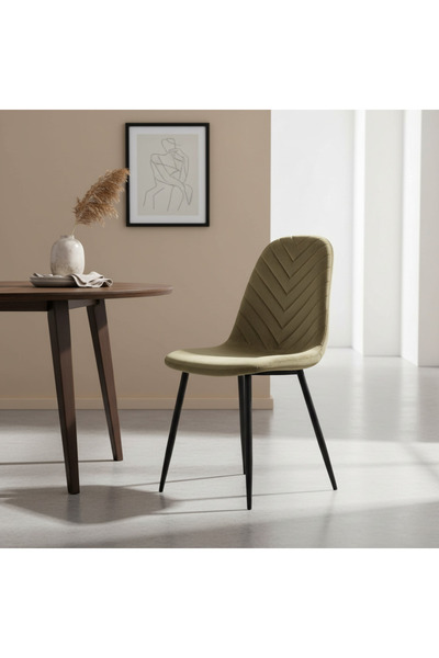ARTA DOOR Bya Chairs Brown Textile, - Skandinav, HoReCa, Kitchen, Living Room, Office, Bedrooms, Hallways