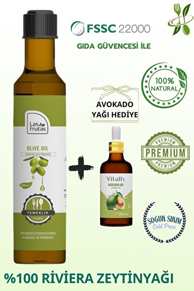 Las Frutas Yemeklik Zeytinyağı Riviera 250 ml