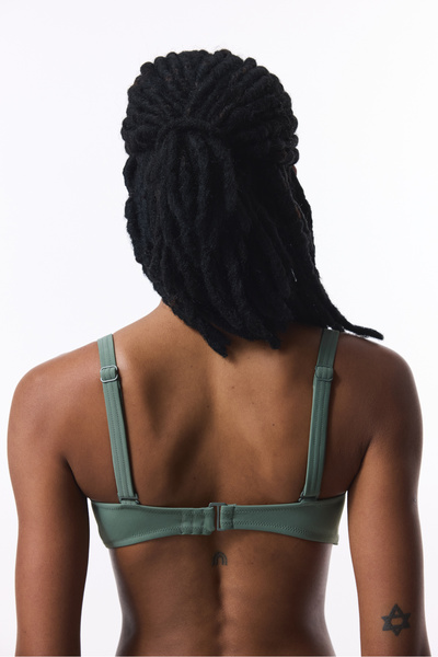 Penti Σκούρο πράσινο γυναικείο μπικίνι τοπ PL9A6U5C25IY
