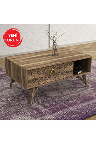 Dekorister Exclusive Yakamoz Orta Sehpa Ceviz