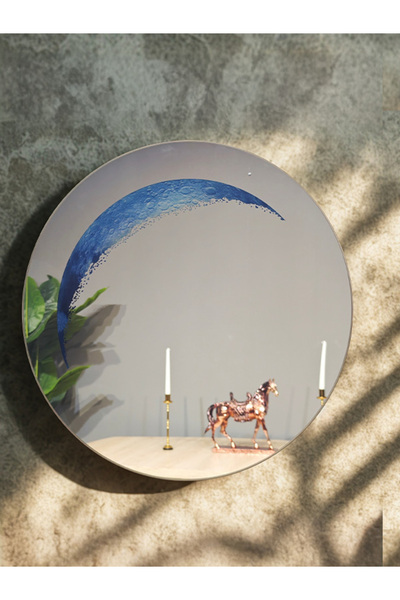 lufihome Nova – Gold Çerçeveli Yuvarlak Ayna