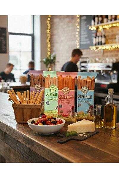 Frapella 12 Pack Grissini - with Hot Pepper and Thyme, 70 Gr.