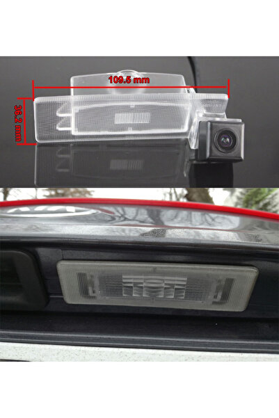 caraudiomarket HD Rear View Camera caraudiomarket, Night Vision, 170° Angle, 109.5x36.2mm