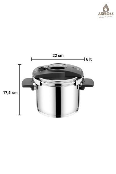Amboss Cook Master 7-Piece Multifunctional Stainless Steel Steam Pressure Cooker Set
