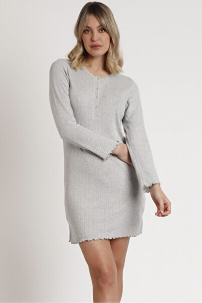 AYYILDIZ 61304 Gri Gecelik