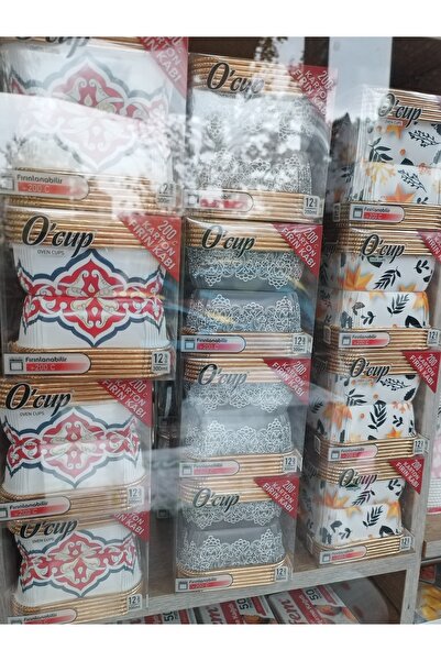 O'cup Kare Karton Fırın Kabı 12'li 300 ml