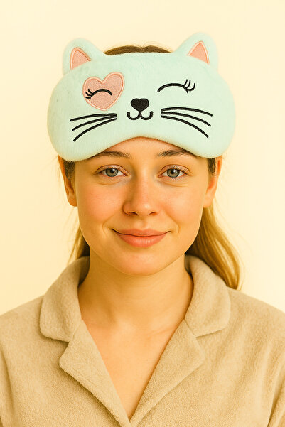 Katia&Bony شريط نوم للعينين من سيملي باللون الأزرق