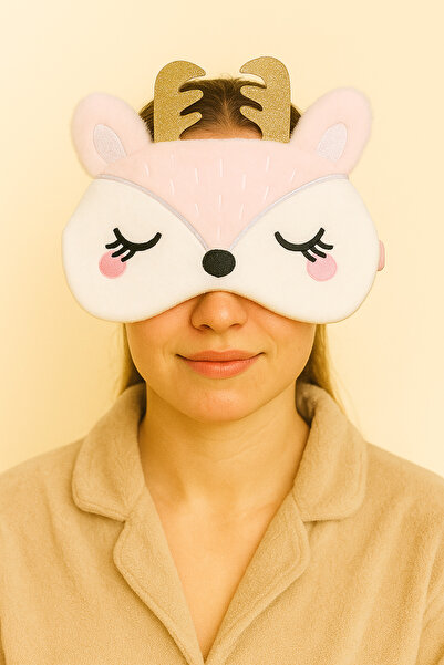 Katia&Bony Eye Sleep Band with Deer Antler Accessories