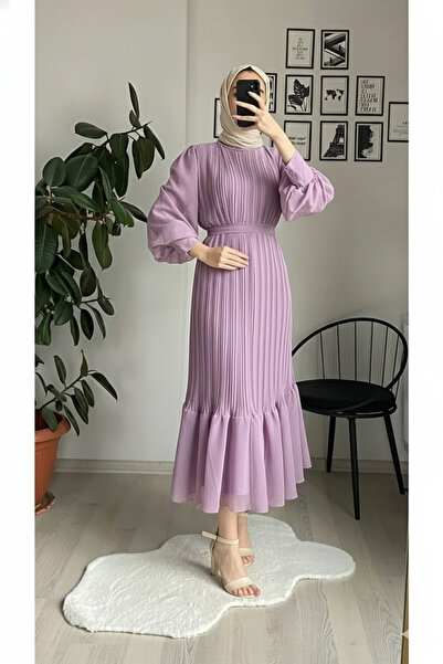CYM Butik Rochie Hijab plisată