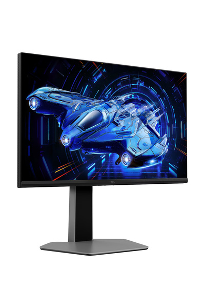TCL Monitor Gaming QD-Mini LED 25G64, 25", Full HD (1920x1080), 300Hz, 1ms, Pivot, negru/gri