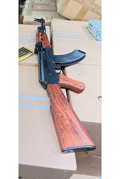 denix Dekoratif Kalaşnikof AK47 Tüfeği – 87 cm | Ahşap ve Metal Görünümlü