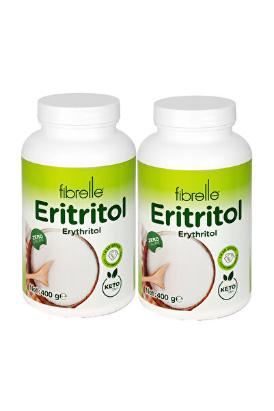 Fibrelle Eritritol 400 G Şişe 2 Adet Keto /ketojenik / Vegan Diyete Uygundur.