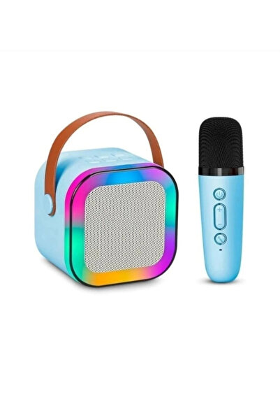 Genel Markalar SY13 İki Mikrofonlu Mavi Karaoke Speaker