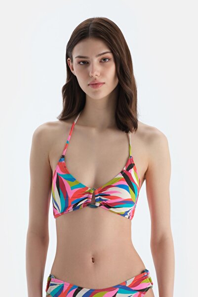 Dagi Multicolor Triangle Wide Bikini Top